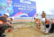 Wali Kota Siska Resmikan Pembangunan Kampung Nelayan Merah Putih