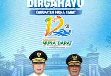 Pemprov Sultra Ucapkan Selamat Hari Jadi ke-12 Kabupaten Muna Barat