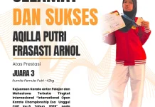 Siswi MTsN 1 Kendari Raih Juara Kejuaraan Karate Internasional ESA Unggul Cup VI