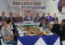 Kemenkum Sultra Pererat Silaturahmi dan Sinergi Hukum Bersama Wamenko