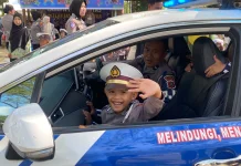 Ditlantas Polda Sultra Tanamkan Budaya Tertib Lalu Lintas sejak Dini