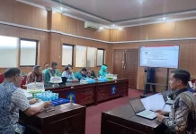 Kemenkum Sultra Harmonisasi Raperwali Tentang Pedoman Penilaian Kinerja ASN