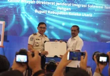 Kemenkum Sultra Hadiri Penandatanganan MoU dan Sosialisasi Layanan Data