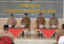 Bupati Konsel Lepas Kontingen Pramuka ke Jambore Nasional 2026