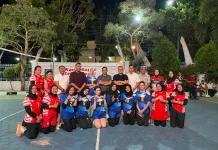 Semarak Hari Pengayoman ke-81, Kemenkum Sultra Gelar Bola Volly Putri
