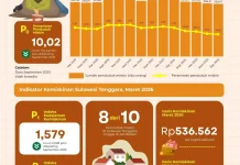Maret 2026, Penduduk Miskin di Sultra Turun Menjadi 10,02 persen