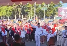 Karnaval Juang Meriahkan HUT ke-81 RI di Kota Kendari