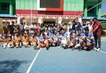 Tim Voli Putri Kanwil Kemenkum Sultra Sabet Gelar Juara dengan Skor 3-0