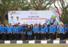 Peserta Upacara Harvetnas 2026 Hadir Lengkap di Kantor Gubernur Sultra