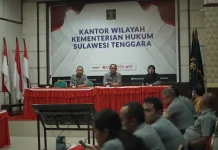 Kemenkum Sultra Matang Tindaklanjut ZI