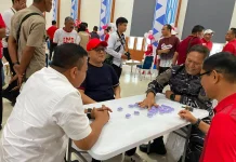 Kakanwil Kemenkum Sultra Ikuti Lomba Domino Bersama Gubernur dan Forkopimda