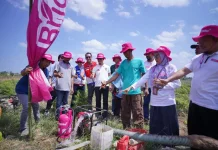 Pertamina Luncurkan Energi Alternatif Pompa Irigasi Bright Gas di Gowa