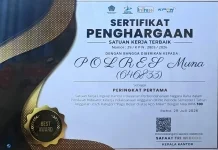 Polres Muna Raih Tiga Penghargaan Pengelolaan Anggaran KPPN Raha