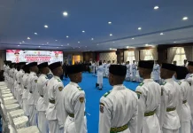 49 Paskibraka Sultra Mantapkan Kesiapan jelang Upacara HUT RI