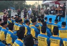 Paskibraka Sultra Gladi Bersih jelang Upacara HUT RI ke-81