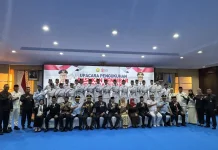 Gubernur Andi Sumangerukka Kukuhkan Paskibraka Sultra 2026