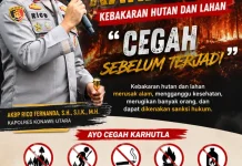 Polres Konut Ingatkan Warga Cegah Karhutla