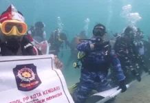 Divers Camp 2026 Kibarkan Bendera Merah Putih di Bawah Laut Kolaka Utara
