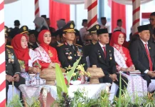 Kapolda Sultra Hadiri Upacara HUT ke-81 RI Bersama Forkopimda
