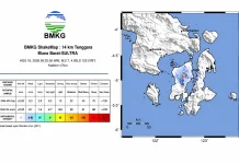 Gempa Bermagnitudo 2,7 Guncang Wilayah Tenggara Kabupaten Muna Barat