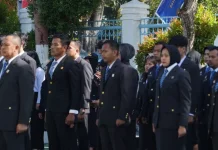Puncak Hari Pengayoman ke-81 Kanwil Kemenkum Sultra Gelar Upacara.