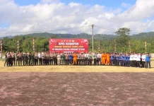 Polres Konut Gelar Apel Kesiapan Tanggap Bencana 2026