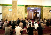 Polda Sultra Gelar Binrohtal Perkuat Keimanan Personel di Kendari