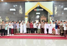 Judulnya: Safari Kamtibmas Mepokoaso, Kapolres Konawe Dekat dengan Warga
