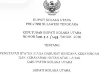 Kolaka Utara Siaga Darurat Kekeringan Selama 90 Hari