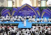 Plt. Bupati Koltim Hadiri Pengajian Akbar HUT Kejaksaan RI di Kendari