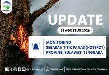 BMKG: Wilayah Sultra Potensi Sangat Mudah Terbakar