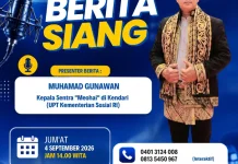 Semarak menuju HUT RRI ke-81,Tokoh Penting Sultra Turut Membaca Berita