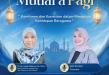 Mutiara Pagi: Komitmen dan Konsisten dalam Menjalani Kehidupan Beragama