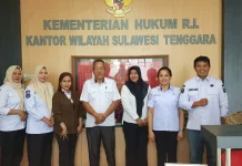 Kemenkum Sultra Terima Konsultasi Sekwan DPRD Kolaka