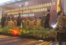 Kemenkum Sultra Hadiri Senat Terbuka Wisuda Sarjana dan Pascasarjana Unsultra