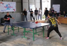 Semarak Hari Bhakti Postel ke-81, Balmon Kendari Gelar Pertandingan Tenis Meja