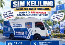 Ditlantas Polda Sultra Dekatkan Layanan SIM Melalui RRI Fest