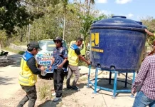 BPBPK Sultra Salurkan Air Bersih Warga Terdampak Kekeringan di Gunung Jati