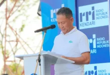 Jalan Santai RRI Fest 2026 Resmi Dibuka Sekda Kota Kendari