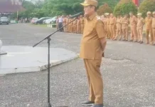 Wabup Konut Minta Damkar Perkuat Kesiapsiagaan Hadapi Karhutla