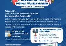 BPJS Kesehatan Kendari Alihkan Pelayanan ke MPP sementara