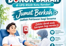 RSUD Kota Kendari Gelar Donor Darah Setiap Jumat