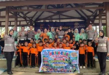 Ditlantas Polda Sultra Edukasi Anak TK Kenali Rambu Lalu Lintas
