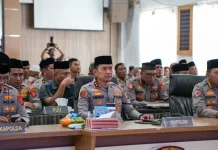 Polda Sultra Ikuti Ngaji Kebangsaan Bersama Kapolri dan Gus Baha