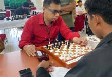 La Ode Ahmad, Pecatur Tunanetra Kejurnas Catur UHO