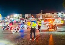 Ditlantas Polda Sultra Patroli Malam Minggu, Tindak Knalpot Brong
