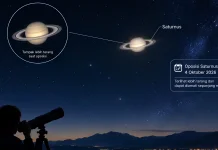 Saturnus Oposisi hingga Draconids Hiasi Langit Oktober