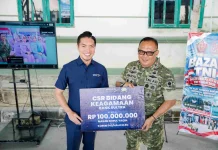 Bank Sultra Bantu Pembangunan Masjid dan Beasiswa Anak Prajurit Korem 143/HO