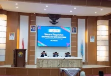 Sekda Koltim Hadiri Pengukuhan Kepala Perwakilan BPKP Sultra