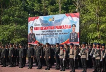 Polda Sultra Peringati Hari Kesaktian Pancasila, Tekankan Nilai Persatuan